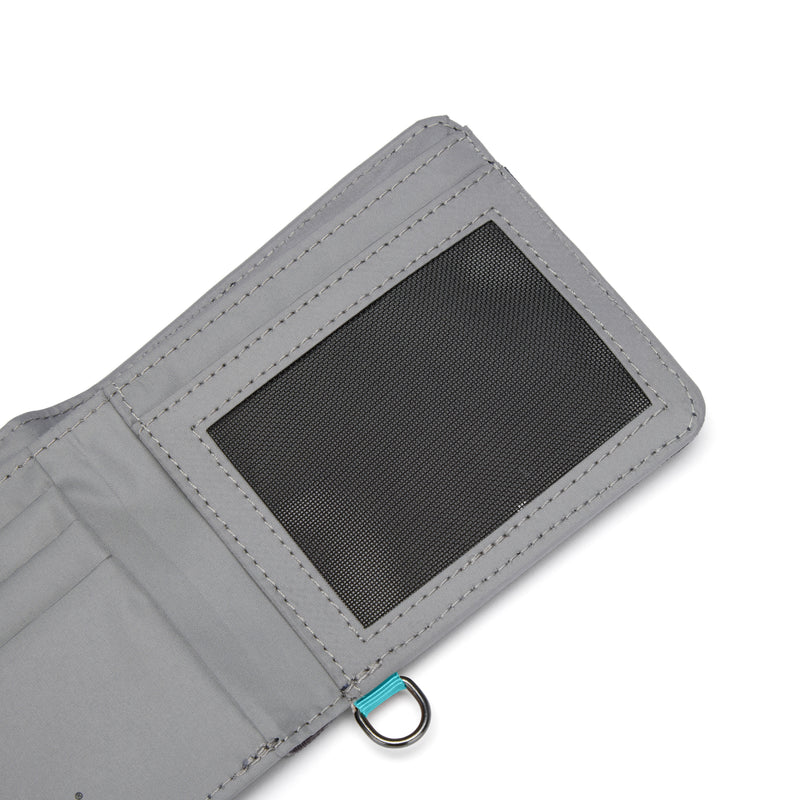 Pacsafe® RFIDsafe™ RFID blocking bifold wallet, Stone