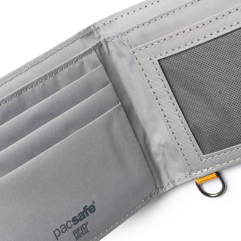 Pacsafe® RFIDsafe™ RFID blocking bifold wallet, Coastal Blue