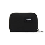 Pacsafe® RFIDsafe™ RFID blocking card wallet, Jet Black
