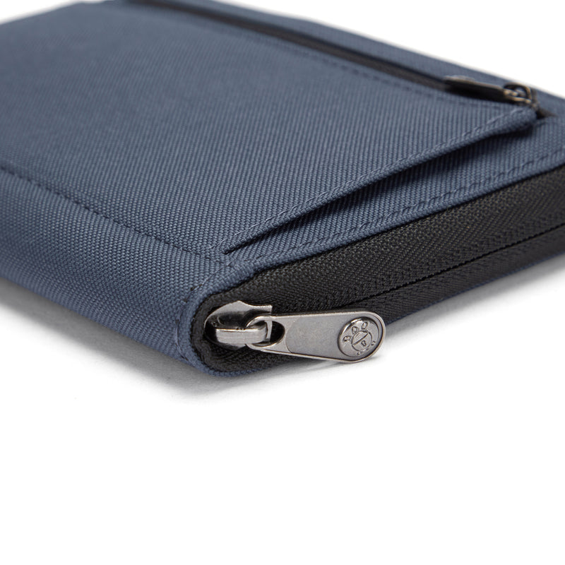 Pacsafe® RFIDsafe™ RFID blocking compact travel organizer, Coastal Blue