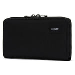 Pacsafe® RFIDsafe™ RFID blocking continental wallet, Jet Black