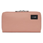 Pacsafe® RFIDsafe™ RFID blocking continental wallet, Rose