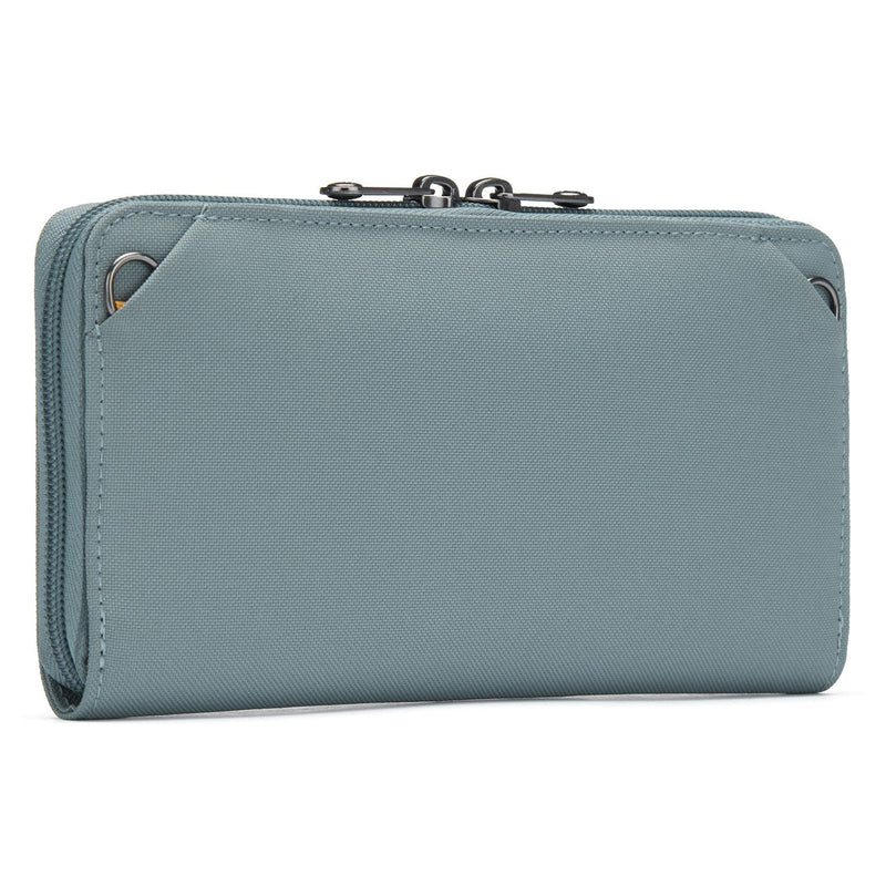Pacsafe® RFIDsafe™ RFID blocking continental wallet, Fresh Mint