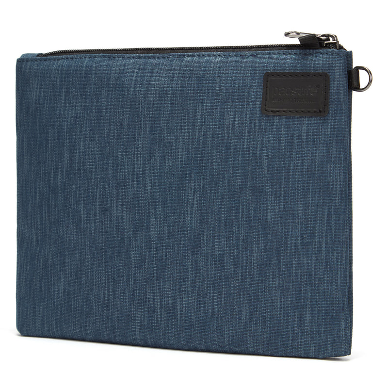RFIDsafe®  RFID Blocking Small Travel Pouch, Dark Denim