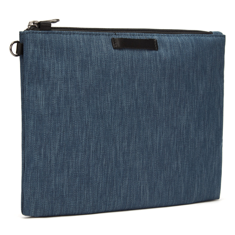 RFIDsafe®  RFID Blocking Small Travel Pouch, Dark Denim