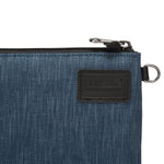 RFIDsafe®  RFID Blocking Small Travel Pouch, Dark Denim