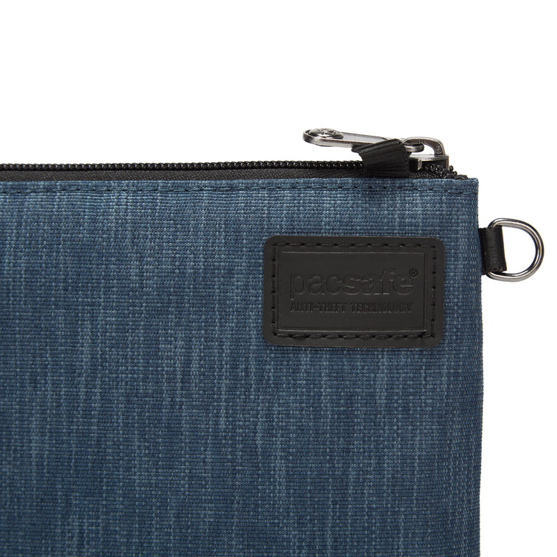 RFIDsafe®  RFID Blocking Small Travel Pouch, Dark Denim