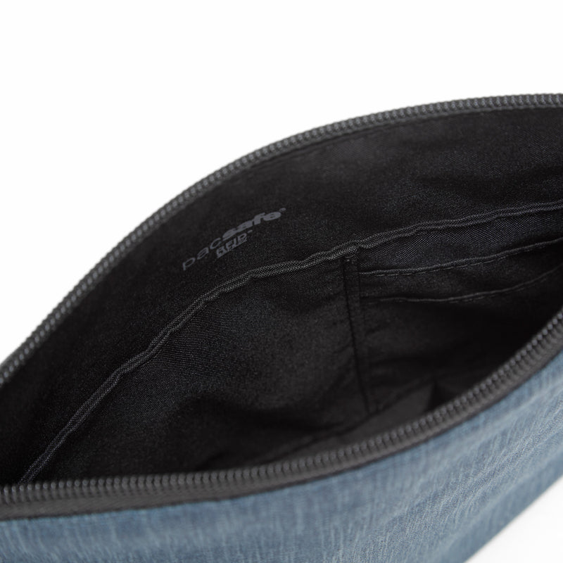 RFIDsafe®  RFID Blocking Small Travel Pouch, Dark Denim