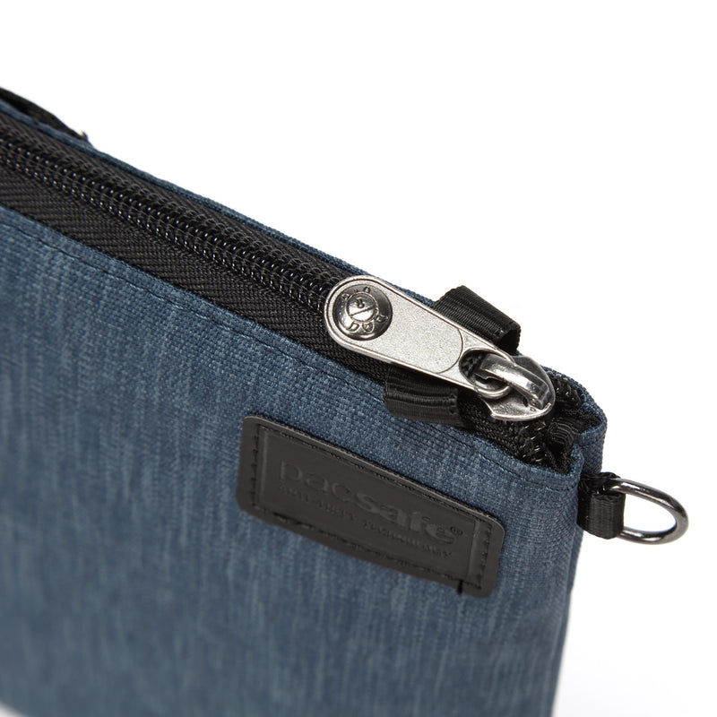 RFIDsafe®  RFID Blocking Small Travel Pouch, Dark Denim