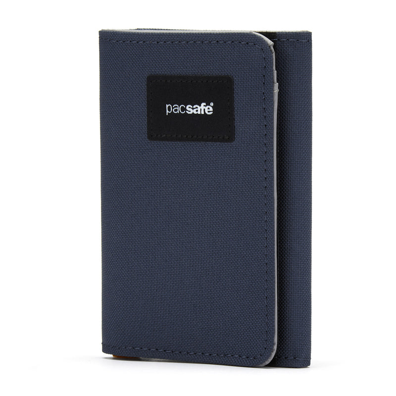 Pacsafe® RFIDsafe™ RFID blocking trifold wallet, Coastal Blue