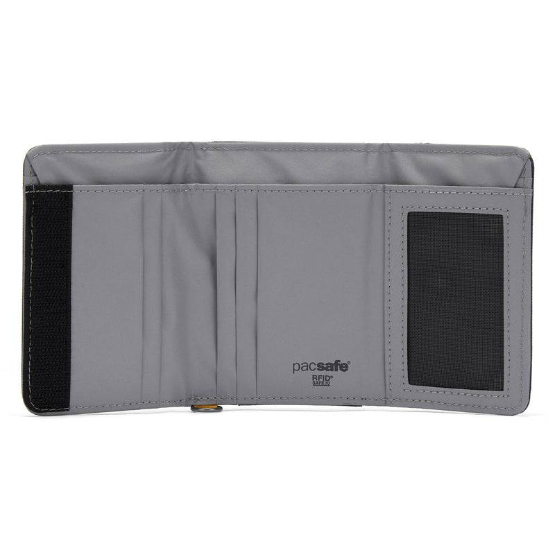 Pacsafe® RFIDsafe™ RFID blocking trifold wallet, Coastal Blue