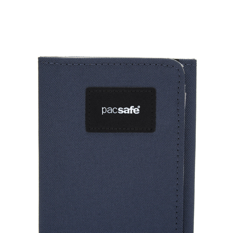 Pacsafe® RFIDsafe™ RFID blocking trifold wallet, Coastal Blue