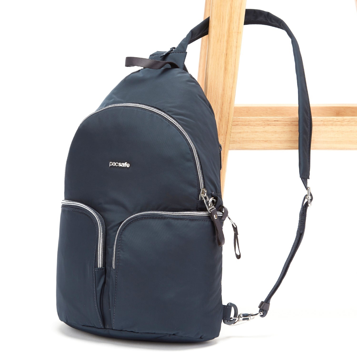 Stylesafe anti-theft convertible sling to backpack