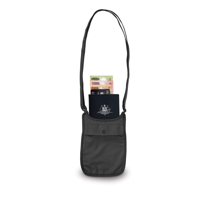 Coversafe S75 Secret Travel Neck Pouch, Black