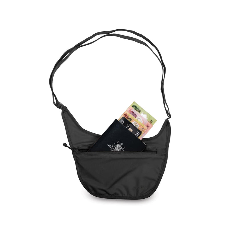 Coversafe S80 Secret Travel Body Pouch, Black