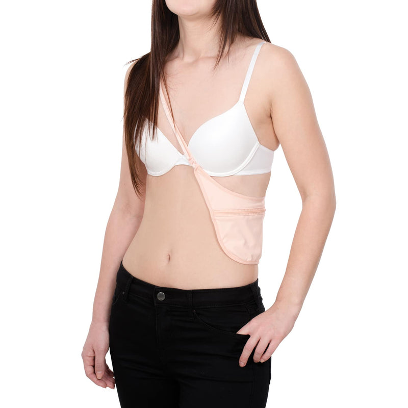 Coversafe S80 Secret Travel Body Pouch, Orchid Pink