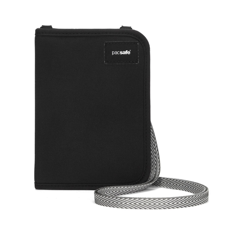 Pacsafe® RFIDsafe™ V150 RFID blocking compact organizer, Black