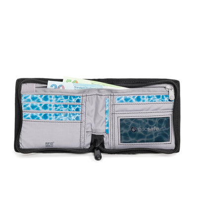 Pacsafe® RFIDsafe™ Z100 RFID blocking bifold wallet (lifestyle)
