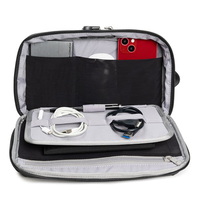 Pacsafe® RFIDsafe® RFID blocking gadget pouch (lifestyle)