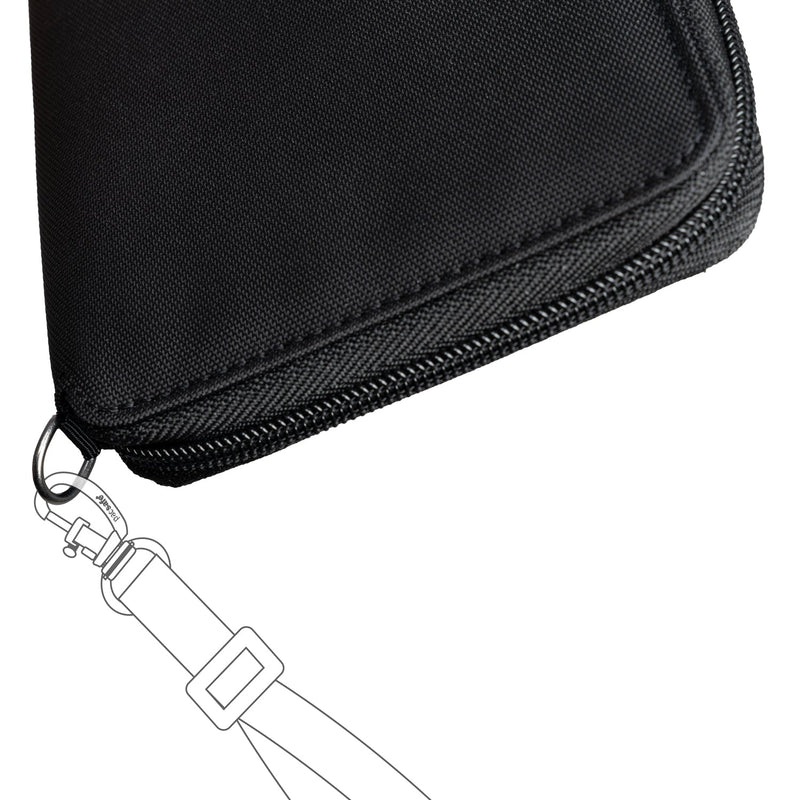 Pacsafe® RFIDsafe™ RFID blocking travel wallet, Black