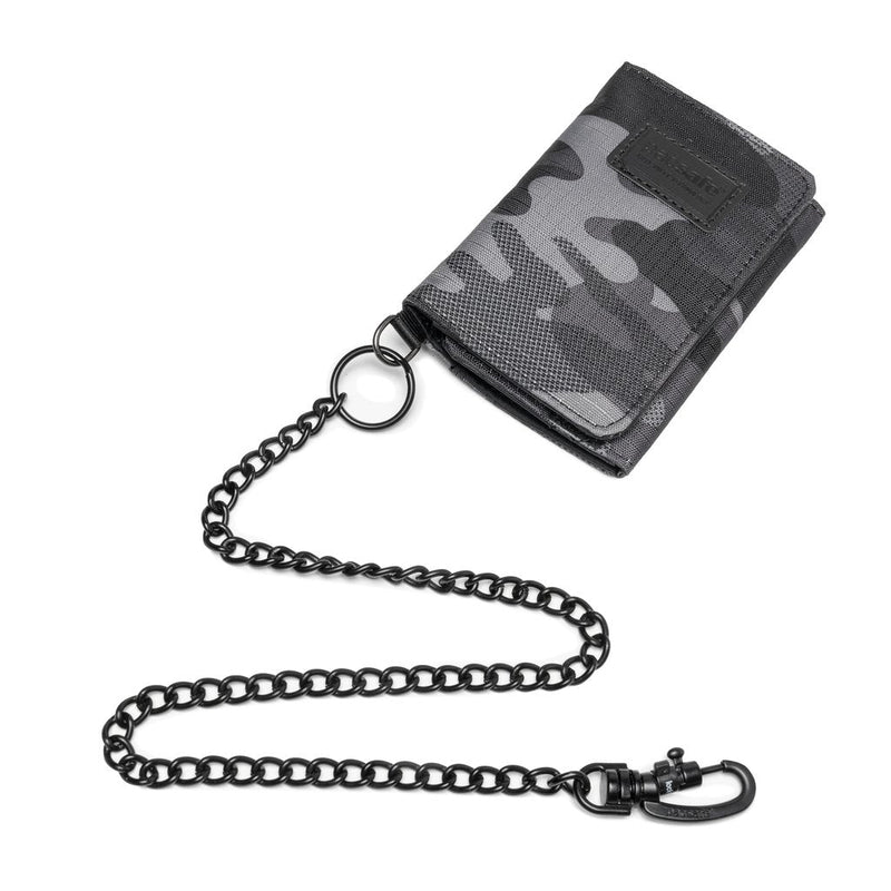 Pacsafe® Wallet securing chain with TurnNLock hook, Black