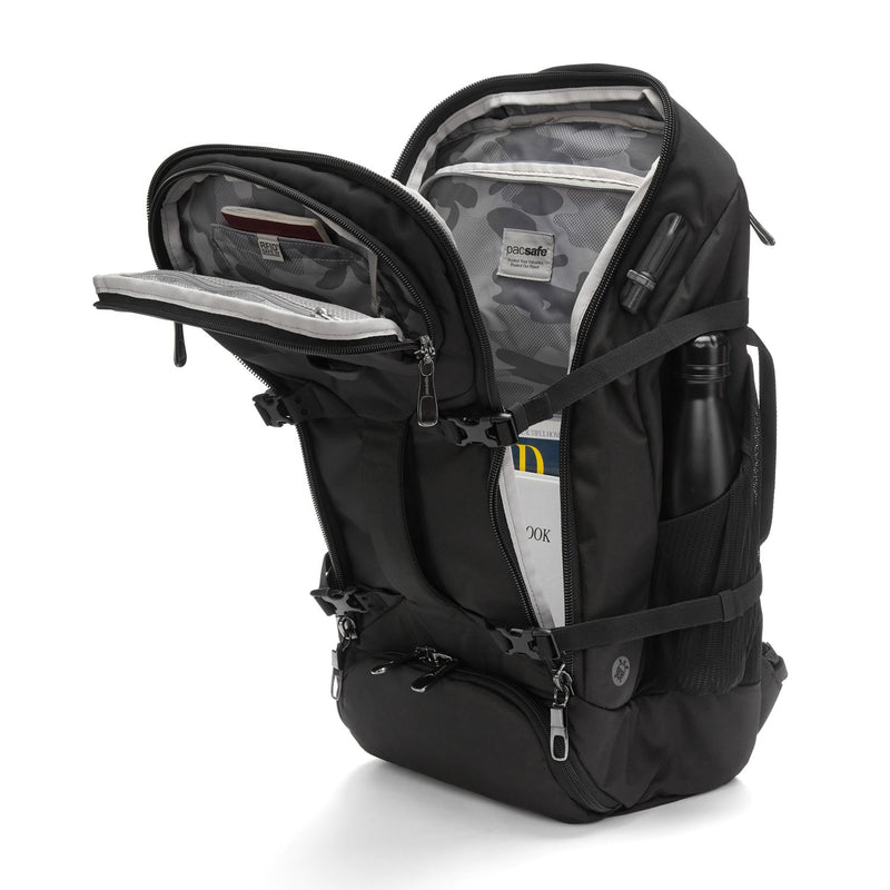 Pacsafe® EXP35 anti-theft travel backpack, Black